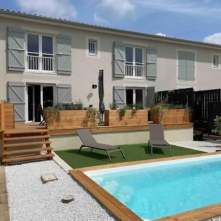 Сasa de vacaciones Maison Avec Piscine, Vue Sur Le Canal Du Midi Capestang